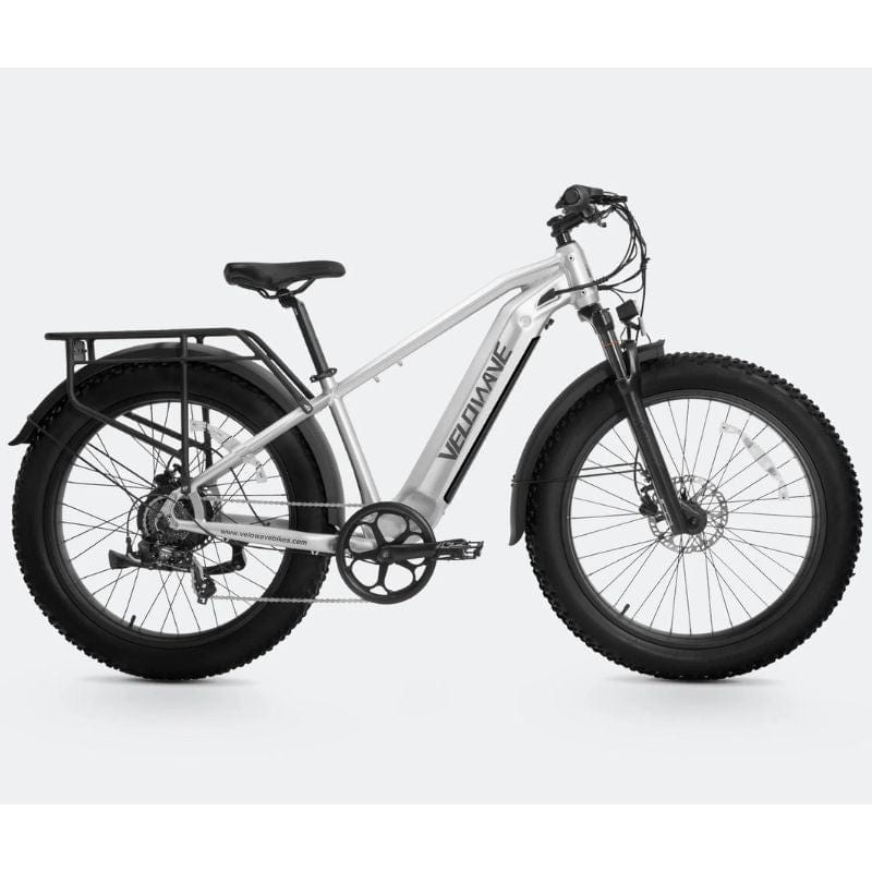 Velowave Ranger 2.0 Fat Tire All-Terrain E-Bike Silver 3 | Ebike Boomers LLC