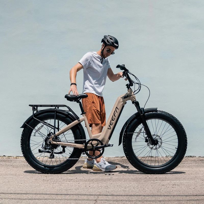 Veefa L1 26" Step - Thru Fat Tire E - Bike - Ebike Boomers